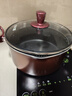 炊大皇 湯鍋不粘鍋 易潔煲湯燉煮熬粥湯奶鍋22cm 磁爐通用 溢彩WG14320 曬單實(shí)拍圖