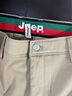 吉普（JEEP）美國(guó)正品Jeep高端純棉休閑褲春秋季款男士直筒修身彈力商務(wù)長(zhǎng)褲子 卡其色 常規(guī) 【官方正品】 32 推薦140-150斤 曬單實(shí)拍圖