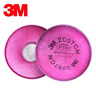 3M7502硅膠防塵面具口罩防工業(yè)粉塵過濾各類顆粒物及有機蒸氣異味配2097CN 曬單實拍圖