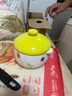 onlycook雙耳陶瓷碗 帶蓋蒸蛋碗燉盅 兒童輔食燕窩蒸盅煲湯小湯盅 黃色 曬單實(shí)拍圖