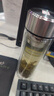 富光玻璃杯雙層 帶茶隔大容量隔熱茶杯高檔商務(wù)泡茶車載水杯透明杯子 曬單實拍圖