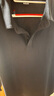 名創(chuàng)優(yōu)品（MINISO）速干衣男士夏季抗菌防曬立領(lǐng)半拉鏈短袖透氣涼感t恤衫 黑 3XL 曬單實(shí)拍圖