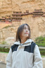 老爺車秋冬新款大碼三合一沖鋒衣男夾克外套女情侶戶外羽絨登山服可定制 象牙白-石墨烯內膽  (男女同款三合一) XS 建議【110-125斤】穿 曬單實拍圖