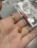 縱橫金業(yè)足金999   黃金轉(zhuǎn)運珠 金珠子  1克 單顆 頂珠 散珠 手串diy 1克  轉(zhuǎn)運珠 曬單實拍圖