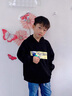 G.DUCKKIDS小黃鴨男童衛(wèi)衣春秋款2025新款中大兒童秋裝打底衫連帽卡卡西衣服 綠色 130 建議7~8歲【120-130cm】cm 曬單實(shí)拍圖