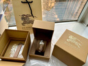 博柏利（BURBERRY）【限量】支持鑒定/真皮手表女士手表小方表米色巴寶莉腕表BU9509 BU9509格子紋皮帶間金 曬單實(shí)拍圖