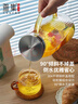 雅集大容量家用錘紋加厚耐熱玻璃冷水壺?zé)畨貨霭组_水壺扎壺水瓶 曬單實(shí)拍圖