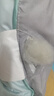Lady Laura富安娜出品羽絲絨被95鵝毛絨被冬被加厚保暖鴨絲絨被春秋被子單雙 艾綠灰 180*220cm  8斤 冬被 曬單實(shí)拍圖