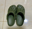 卡駱馳（CROCS）洞洞鞋貝雅男鞋女鞋輕便耐磨一腳蹬拖鞋休閑鞋|10126 軍綠色-309 40 (250mm) 曬單實(shí)拍圖