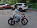 鳳凰山地自行車(chē)男女變速山地車(chē)碟剎青少年兒童自行車(chē)學(xué)生單車(chē) 星際 粉紫【變速】后座+LED燈+三刀輪 20寸【適合125-160cm】 曬單實(shí)拍圖