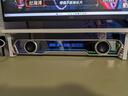 漫步者花再Halo PixelBar深淵字幕歌詞音響電腦桌面音箱 自定義屏幕長(cháng)條有線(xiàn)音箱藍牙6.0RGB燈效 破曉白 曬單實(shí)拍圖