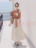 哈魯迪連衣裙女2025夏裝新款法式氣質(zhì)設計感衣服小眾小個(gè)子長(cháng)裙子夏季 藍色 M 【108-125斤】 曬單實(shí)拍圖