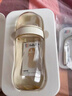bebebus鉆光奶瓶0-6個月ppsu新生兒寬口偏心仿母乳防脹氣防嗆寶寶奶瓶 奶瓶 300ml (3-6月寶寶) 曬單實拍圖