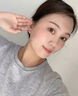 蔓笙s999純銀耳釘女閃鋯耳骨釘2025年新款足銀耳棒睡覺免摘養(yǎng)耳洞耳飾 999足銀白鉆3MM 曬單實(shí)拍圖