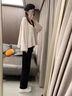 SIINSIIN6.0pro直筒褲女新秋款休閑褲黑色闊腿褲子顯瘦瑜伽褲運(yùn)動(dòng)褲加絨 【加絨款】常規(guī)-顯瘦黑 凈身高161-167cm M 曬單實(shí)拍圖