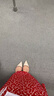 OLOEY裸色平底鞋尖頭鉚釘女鞋配裙子溫柔法式氣質(zhì)淺口百搭軟底通勤瓢鞋 【裸色】淺口單鞋 38 曬單實拍圖