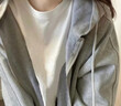 泉碧焱白色打底衫長(zhǎng)袖t恤女重磅純棉韓版寬松簡(jiǎn)約氣質(zhì)內(nèi)搭正肩圓領(lǐng)上衣 L 【建議115-130斤】 曬單實(shí)拍圖