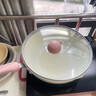 小熊（Bear）炒鍋京東自營(yíng)旗艦店麥飯石色不粘炒鍋易清洗少油煙燃磁通用24cm  曬單實(shí)拍圖