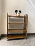 臣適鞋架子入戶(hù)門(mén)口后家用小窄多層收納置物架實(shí)木簡(jiǎn)易書(shū)架出租房鞋柜 茶色4層50鞋架 曬單實(shí)拍圖