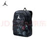 Jordan耐克AJ喬丹雙肩學(xué)生書(shū)包簡(jiǎn)約涂鴉大容量隔層雙肩包背包 曬單實(shí)拍圖