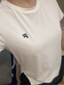 FILA FUSION斐樂(lè)潮牌女子針織短袖衫2025夏季新款時(shí)尚修身干爽T恤 云白色-WT XL 175/92A/XL 曬單實(shí)拍圖