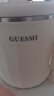 皆米（GUESMI）折疊燒水壺便攜式旅行電熱水壺出差電熱水杯煮水壺電煮鍋316不銹鋼小型一人家用宿舍迷你燒水神器 0.8L 奶白色【304不銹鋼】 曬單實拍圖
