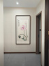 新中式荷花玄關(guān)裝飾畫(huà)蘇繡成品掛畫(huà)入戶(hù)墻正對門(mén)刺繡湘繡實(shí)木禪意 《禪意荷花圖》精品蘇繡畫(huà) 80x160cm 高端實(shí)木立體框 曬單實(shí)拍圖