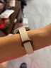 圣卡泊適用iwatch10蘋(píng)果applewatch手表帶iphonewatch雙扣腕帶watchs9/8/se高級(jí)感iwatchs7真皮女s8s9s10 棕紅拼奶杏【雙釘雙拼色】 iwatch10代【 曬單實(shí)拍圖