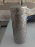 福容保溫杯水杯男士純鈦便攜口袋杯迷你帶蓋茶水分離茶杯純鈦隨身杯 冰花白200ml 曬單實(shí)拍圖