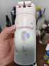 膳魔師（THERMOS）保溫杯女士不銹鋼卡通玉桂狗大耳狗系列生日禮物學生水杯 彩虹的夢 350ml 曬單實拍圖