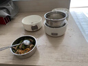 小熊（Bear）電熱飯盒 加熱飯盒 保溫飯盒可加熱 便攜式蒸煮熱飯神器辦公室1.5L雙層不銹鋼內(nèi)膽多功能DFH-C15D2 曬單實(shí)拍圖