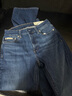 Calvin KleinJeans【涼感】25春夏女士潮流美式復(fù)古ck寬松微喇牛仔褲47AB724 UN2-牛仔藍(lán) 25 曬單實(shí)拍圖
