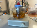 ±0日本正負零煮茶爐茶具電茶爐泡茶壺套裝電陶爐家用電熱爐茶臺泡茶專用 乳白色（機器） 曬單實拍圖