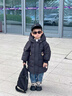 G.DUCKKIDS小黃鴨童裝兒童羽絨服男童中長款加厚男孩外套冬季寶寶小惡魔衣服 黃色 90 建議1~2歲【 80-90cm】 曬單實拍圖