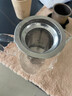 泡茶壺新款玻璃茶壺加厚耐高溫泡茶器家用茶水分離單壺茶具 玻璃直筒壺450ml【耐熱升級】 曬單實拍圖