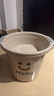 茉茗水桶臉盆倆件套學(xué)生宿舍洗衣桶手提式加厚組合裝洗澡桶清潔桶 【米色】組合裝-雙耳臉盆+水桶 曬單實(shí)拍圖