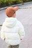 巴拉巴拉童裝寶寶羽絨服三防男童冬裝女童連帽外套萌趣2025新款面包服外套 奶白鴨鴨10501-白鴨絨 110 充絨量67g 曬單實(shí)拍圖