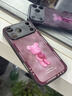 品盟（PISMEXOK）適用于蘋(píng)果17/16promax手機殼新款硅膠彩繪玻璃大視窗創(chuàng  )意迷霧熊帶掛繩卡通潮牌簡(jiǎn)約時(shí)尚男女 粉紫色抱心熊 iphone 17 Pro Max 曬單實(shí)拍圖