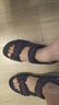 斯凱奇（Skechers）七夕禮物涼鞋男士夏季休閑鞋軟底外穿透氣運(yùn)動(dòng)涼拖鞋237286 曬單實(shí)拍圖