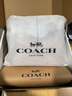 蔻馳（COACH）【品牌直供】LAUREL女士小號HOBO手提單肩流浪包 沙黃色拼灰褐色 曬單實拍圖