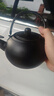 楠洛 304加厚不銹鋼茶壺泡茶壺玲瓏壺帶濾網(wǎng)餐廳酒店飯店用水壺家用 1.2L（帶漏格）黑色_304鋼印 0.9L-1.2L(含)-2L(不含) 曬單實拍圖
