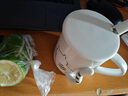 拜杰白色馬克杯早餐水杯陶瓷馬克杯帶蓋大容量牛奶杯咖啡杯情侶杯 曬單實(shí)拍圖
