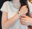 聚利時(shí)（Julius）手表女氣質(zhì)時(shí)尚小巧精致小表盤輕奢女士手鏈?zhǔn)⒈?025新款腕表 時(shí)尚銀【貝母表盤】【全國聯(lián)?！?曬單實(shí)拍圖