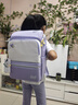 Gmt for kids書包小學(xué)生兒童大容量禮物超輕護(hù)脊1-4年級Light pro腰帶女奶霜紫 曬單實拍圖