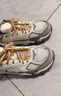 斐樂(lè )（FILA）官方男鞋老爹鞋歐客漫2025夏季新款運動(dòng)鞋網(wǎng)面鞋休閑鞋 白棉花糖/褐菇棕-MP 42.5 曬單實(shí)拍圖