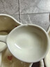 少女心草莓雙耳碗勺湯碗沙拉碗飯碗家用碗高顏值年輕人釉下彩餐具 雙耳碗隨機（1碗1勺） 曬單實(shí)拍圖