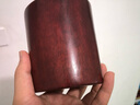 聚寳木小葉紫檀筆筒紅木實(shí)木教師節禮物送老師領(lǐng)導辦公桌擺件裝飾擺件 紫檀筆筒 曬單實(shí)拍圖