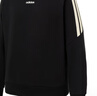 阿迪達斯 （adidas）衛衣黑色運動(dòng)三條紋男女同款圓領(lǐng)套頭上衣KA2562 黑色 2XL 曬單實(shí)拍圖