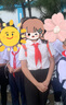 ASK JUNIOR女童短袖t恤夏裝薄款兒童短袖打底POLO運動(dòng)風(fēng) 白色  170  曬單實(shí)拍圖
