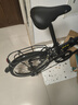 大行（DAHON）折疊自行車(chē)20英寸鋁合金輕便6速通勤單車(chē)冠特 KBA061黑色 曬單實(shí)拍圖